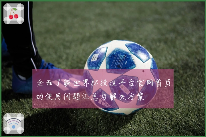 全面了解世界杯投注平台官网首页的使用问题汇总与解决方案